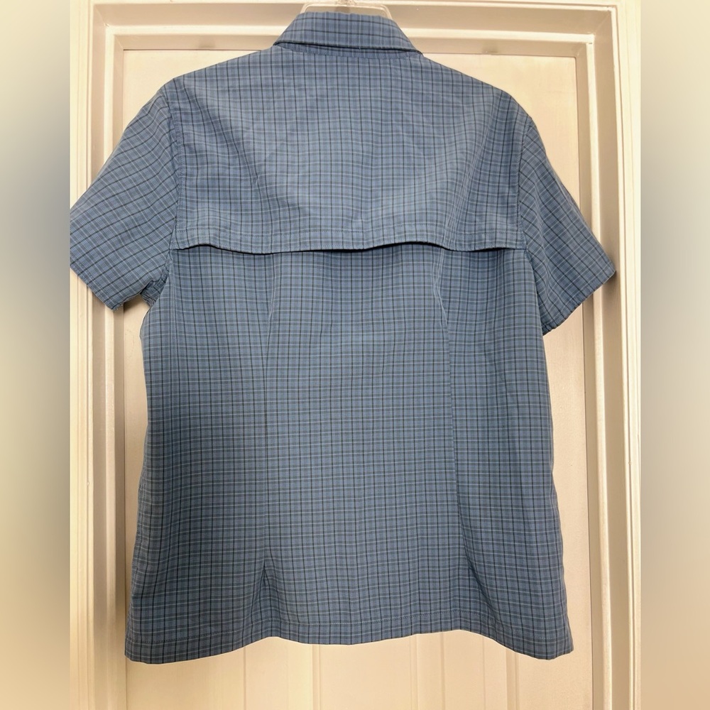L.L. Bean Blue Button Down Shirt - Picture 3 of 5